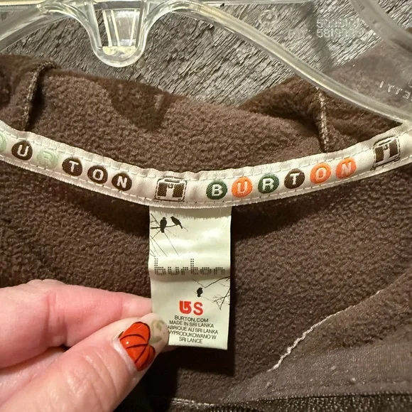 Burton Women’s Small Plaid Fleece Warm-up Jacket - Picture 2 of 6